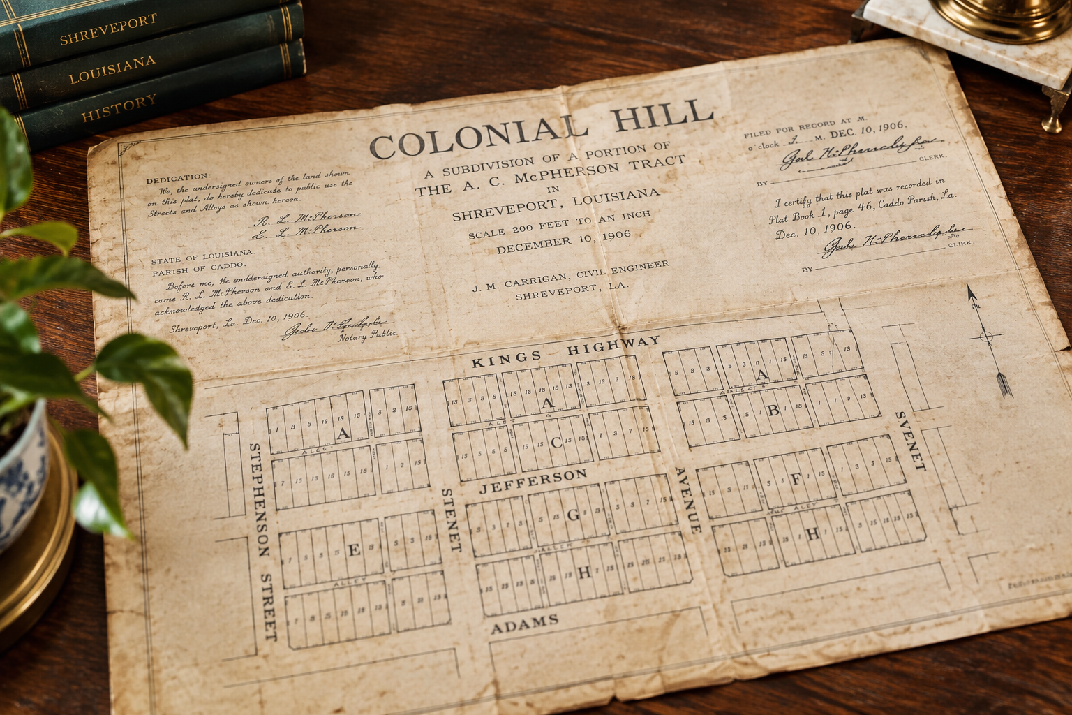 Before There Was a House: Finding Our 1906 Colonial Hill Plat